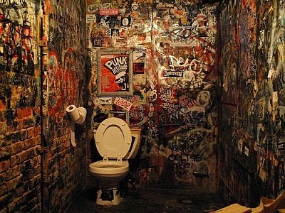 CBGB’s men’s room